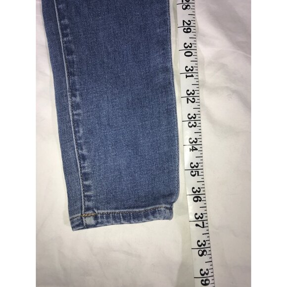 Express Women’s Skinny Mid Rise Medium Blue 5 Pocket Jeans 2 - Picture 8 of 10